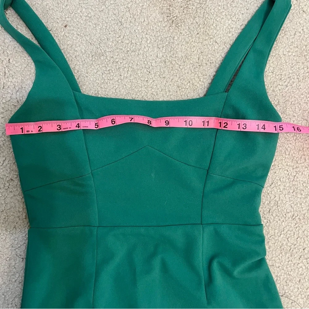 Lulus Women's Vibrant Allure Kelly Green Fitted Midi Dress Size XS NWT wedding - Picture 11 of 14